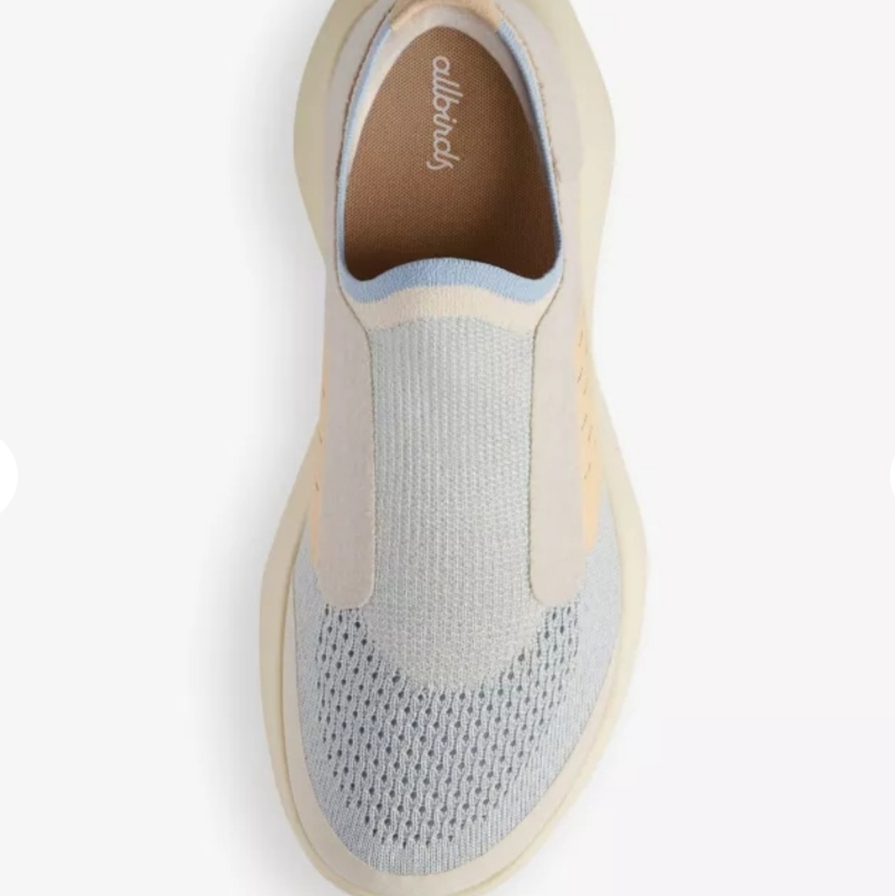 NEW ALLBIRDS Women's Tree Dasher Relay In Blonde Breezy Blue Pastel 10 - Picture 4 of 9